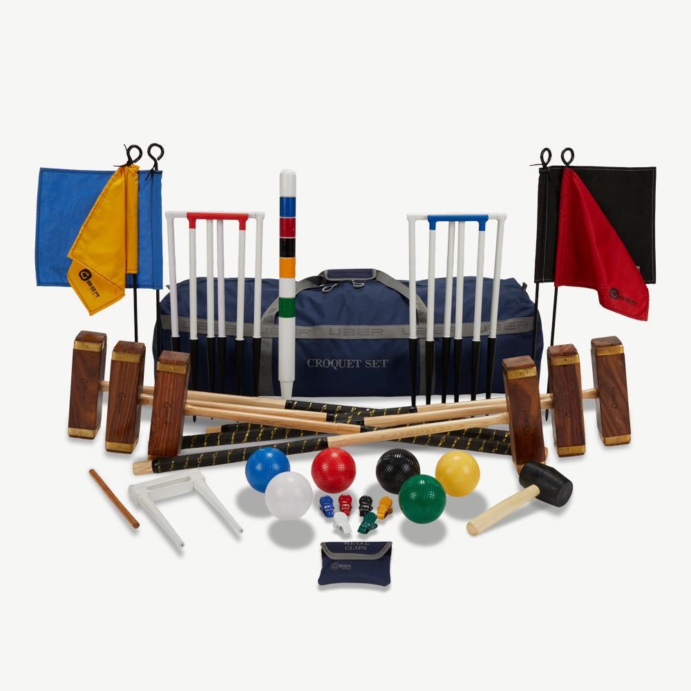 Championship Croquet Set - 6 Player - Crockett Spiel Komplett - Absolutes Top