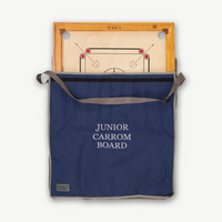 Junior Compact Carrom - 68X68 cm - Eco Hartholz Indien - Kleiner aber toll zu spielen -