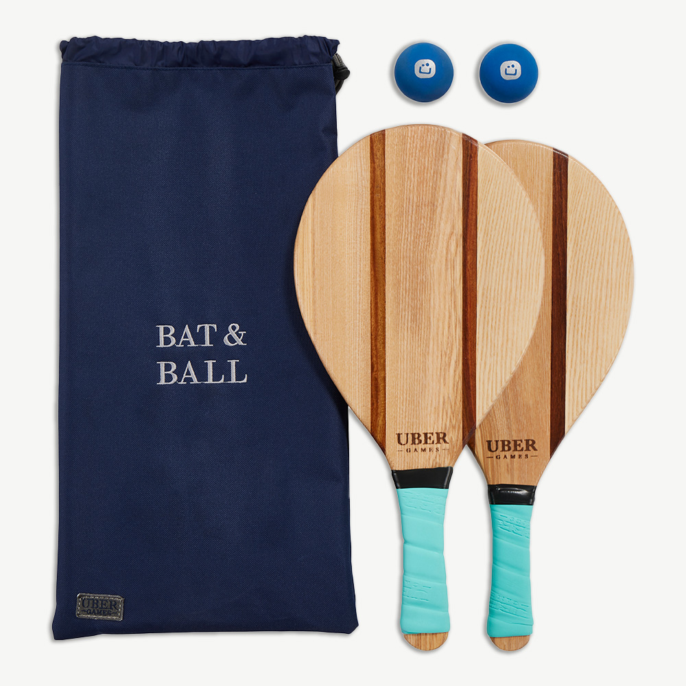 Premium Beach Tennis Set - Brasilianisches Frescobol - in luxus Tasche