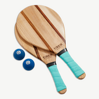 Premium Beach Tennis Set - Brasilianisches Frescobol - in luxus Tasche