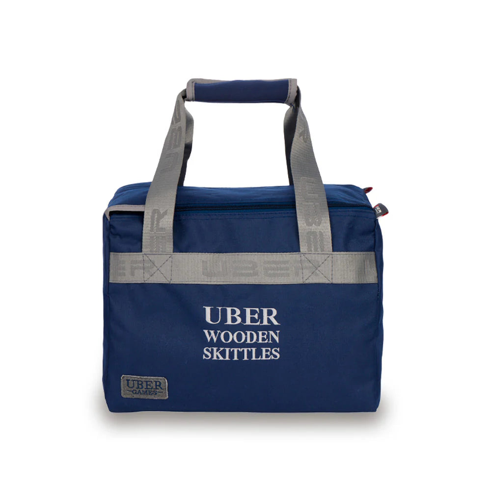Uber hölzernes Kegel Set/Bowling- ECO Indien Hartholz in stabiler Transporttasche
